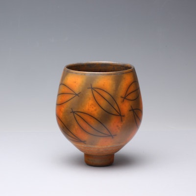 DR/B17. Terra-sigillata Small Bowl. 'Floating Seeds'  Height: 14 cm. Price in GBP: £350.00